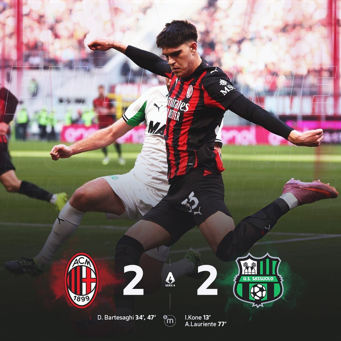 AC米兰主场战平桑普多利亚,积分略有增加(落后榜首5分!米兰主场战平桑普 基本告别意甲争冠) AC米兰主场战平桑普多利亚,积分略有增加(落后榜首5分!米兰主场战平桑普 基本告别意甲争冠)